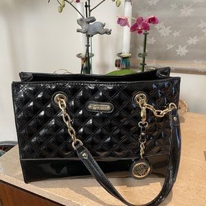 Anne Klein Black Patent Bag